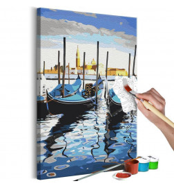 Quadro pintado por você - Venetian Boats