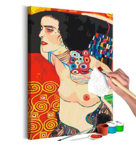 Cuadro para colorear - Gustav Klimt: Judith II