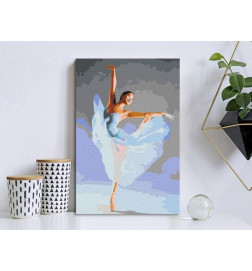 DIY schilderij met klassieke danseres, 40x60