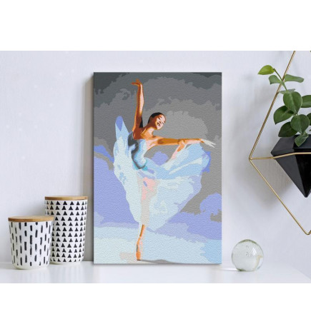 DIY glezna ar baletdejotāju cm. 40x60