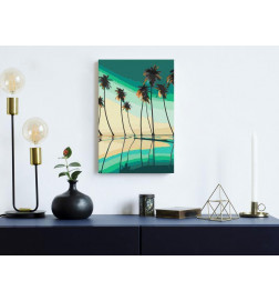 „Pasidaryk pats“ tapyba su palmėmis prie jūros cm. 40x60