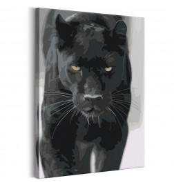 Cuadro para colorear - Black Panther