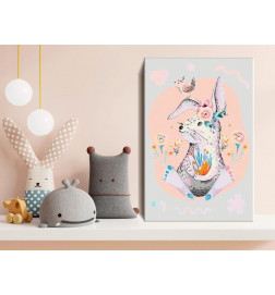 DIY poslikava z zajčkom cm. 40x60 - Opremite svoj dom