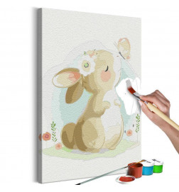Quadro pintado por você - Dreamer Rabbit