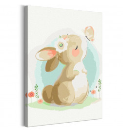 Tableau à peindre par soi-même - Dreamer Rabbit