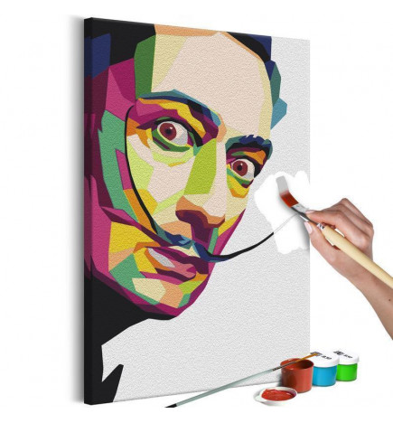 „Pasidaryk pats“ tapyba su ūsuotu žmogumi cm. 40x60 Įrenkite savo namus
