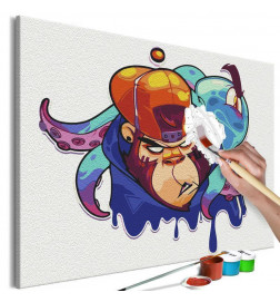 Quadro pintado por você - Monkey Graffiti