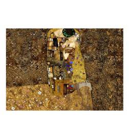 Papier peint - Klimt inspiration - Golden Kiss