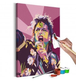 „Pasidaryk pats“ tapyba su Michael Jackson cm. 40x60 Įrenkite savo namus