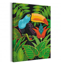Tableau à peindre par soi-même - Beautiful Toucan