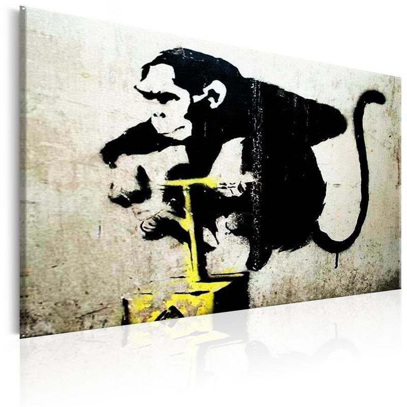 31,90 € Canvas Print - Monkey Detonator by Banksy