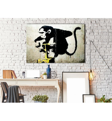 Seinapilt - Monkey Detonator by Banksy