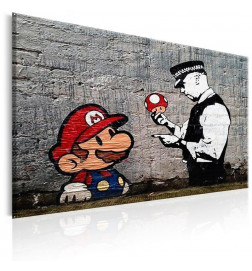 31,90 € Leinwandbild - Mario and Cop by Banksy