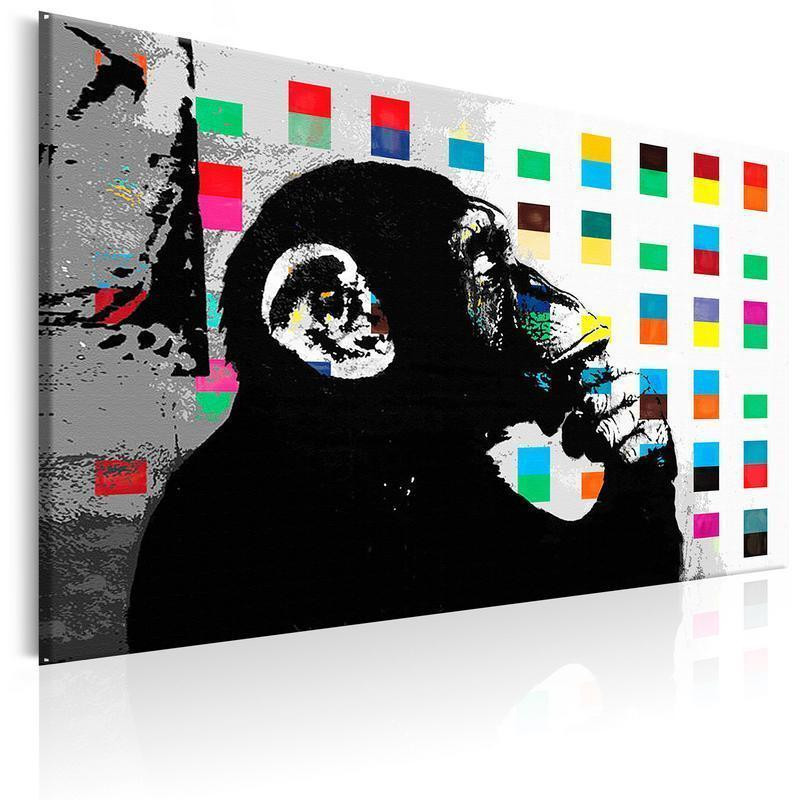 31,90 € Cuadro - Banksy The Thinker Monkey