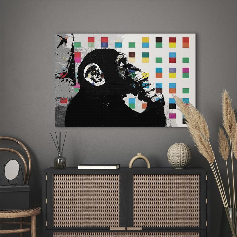 31,90 € Cuadro - Banksy The Thinker Monkey