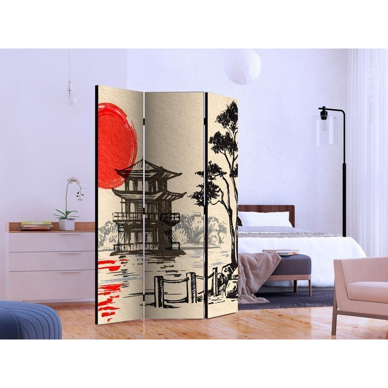 101,00 € Room Divider - Little House by the Pond