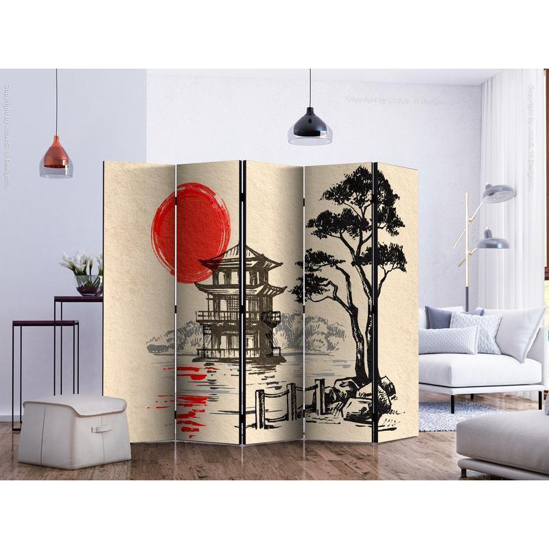 128,00 € Room Divider - Little House by the Pond II