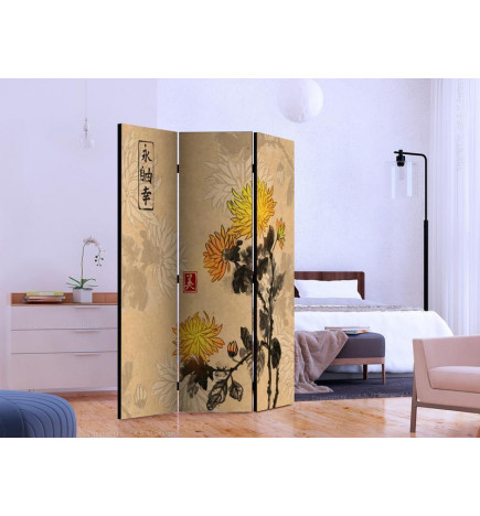 Room Divider - Chrysanthemums