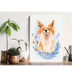 DIY canvas painting - Dreamy Fox
