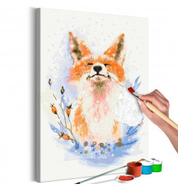 Tableau à peindre par soi-même - Dreamy Fox