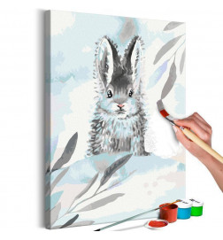 DIY poslikava z zajčkom cm. 40x60 - OPREMI DOM