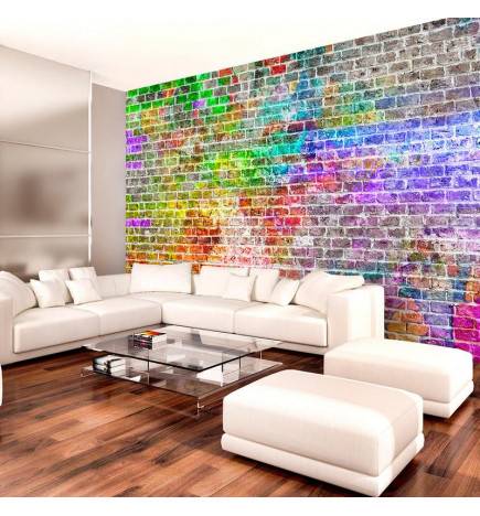 Fototapete - Rainbow Wall