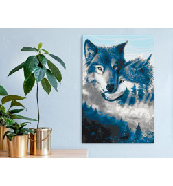 DIY slika z dvema volkoma cm. 40x60 OPREMI DOM