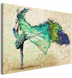 DIY poslikava z balerino cm. 60x40 - OPREMI DOM