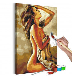 Raamat tüdruk alasti püksiga cm. 40x60