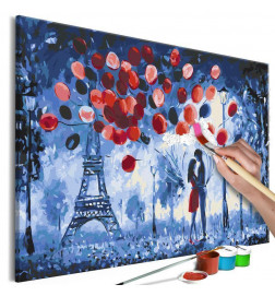 DIY-kuva, jossa on kaksi Pariisin rakastajaa, 60x40