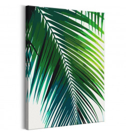 DIY glezna ar palmu lapu cm. 40x60 Iekārtojiet savu māju