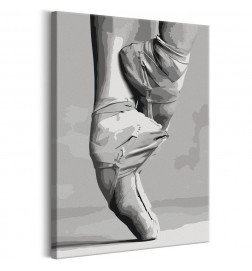 Quadro pintado por você - Ballet Shoes