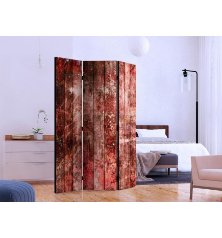 Room Divider - Purple Wood