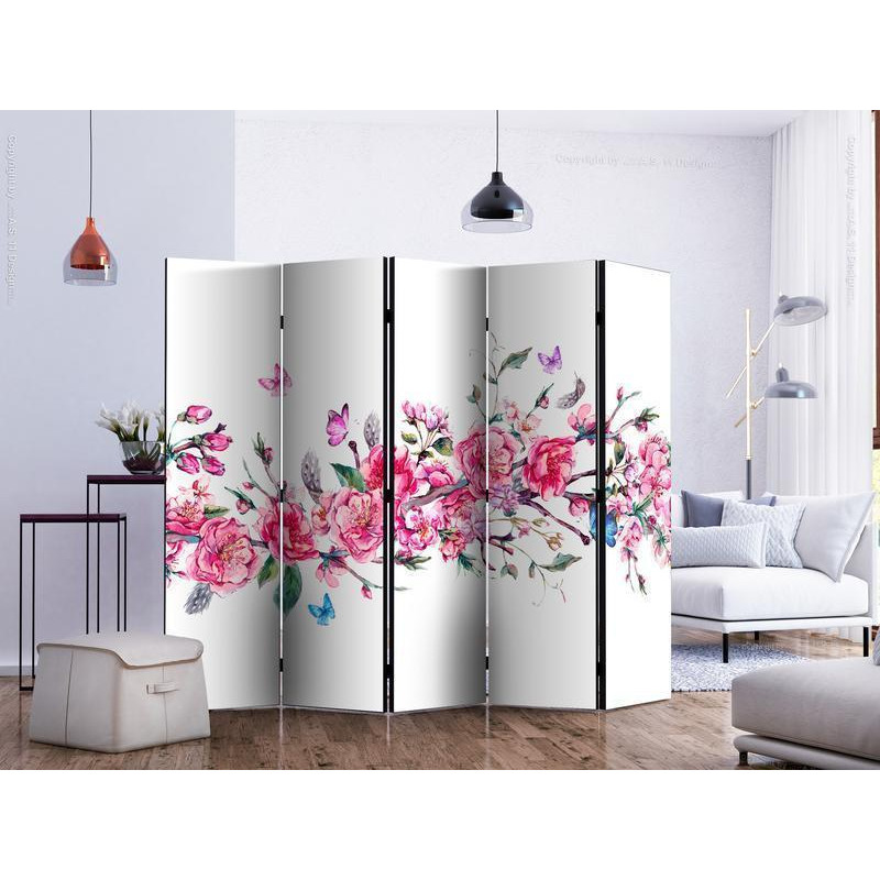 128,00 €Paravento - Flowers and Butterflies II