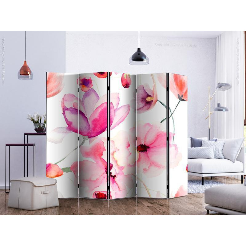 128,00 € Room Divider - Pink Flowers II