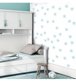 51,00 € Wallpaper - Stars - Aquamarine