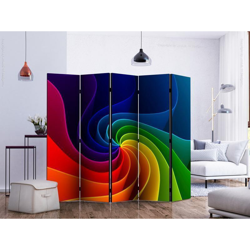 128,00 € Room Divider - Colorful Pinwheel II