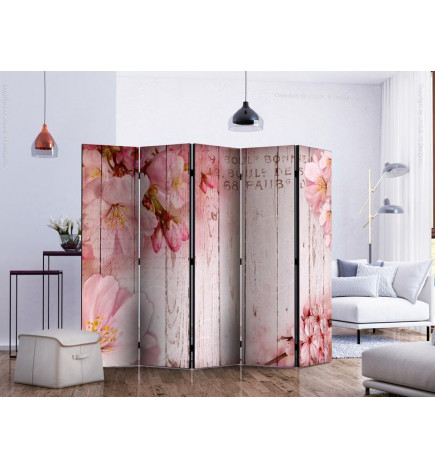 Room Divider - Pink apple blossoms II