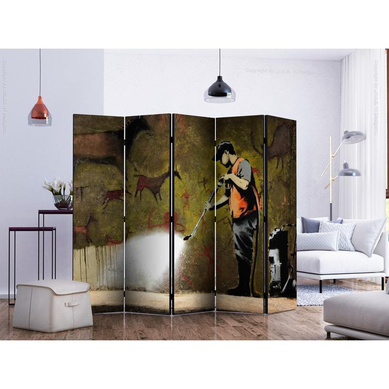 128,00 € Paravent - Banksy - Cave Painting II