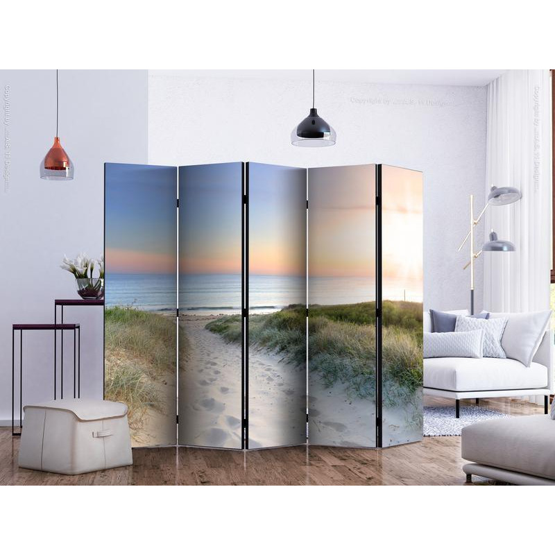 128,00 € Paravent - Morning walk on the beach II