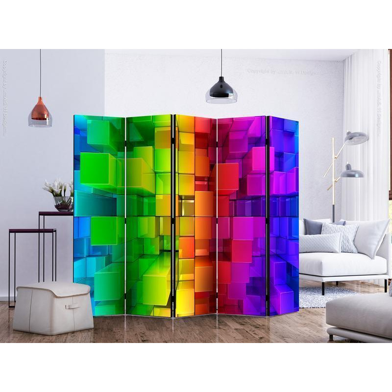 128,00 € Room Divider - Colour jigsaw II