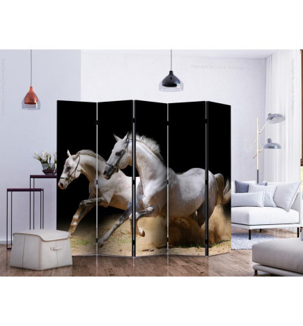 128,00 € Vouwscherm - Galloping horses on the sand II
