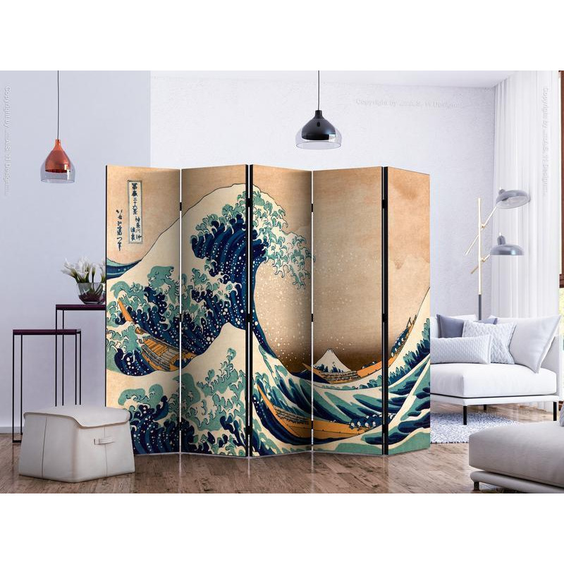 128,00 € Biombo - Hokusai: The Great Wave off Kanagawa (Reproduction) II