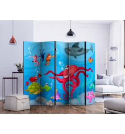 Room Divider - Octopus and shark II