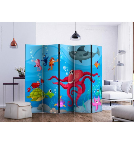 128,00 € Paravent - Octopus and shark II