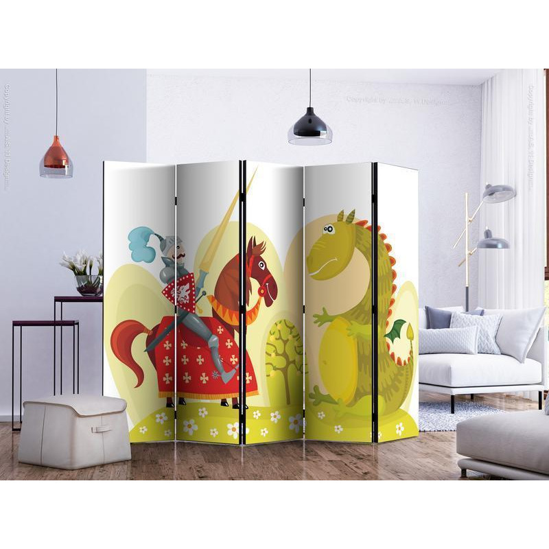 128,00 € Room Divider - Dragon and knight II