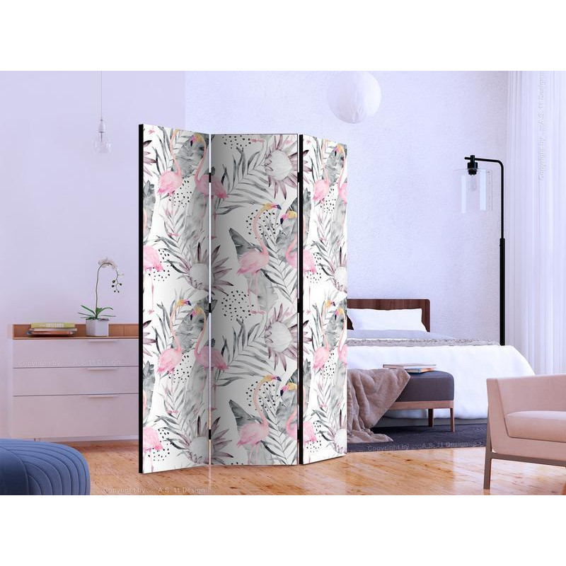 101,00 € Room Divider - Flamingos and Twigs