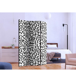 101,00 € Room Divider - Black and White Maze