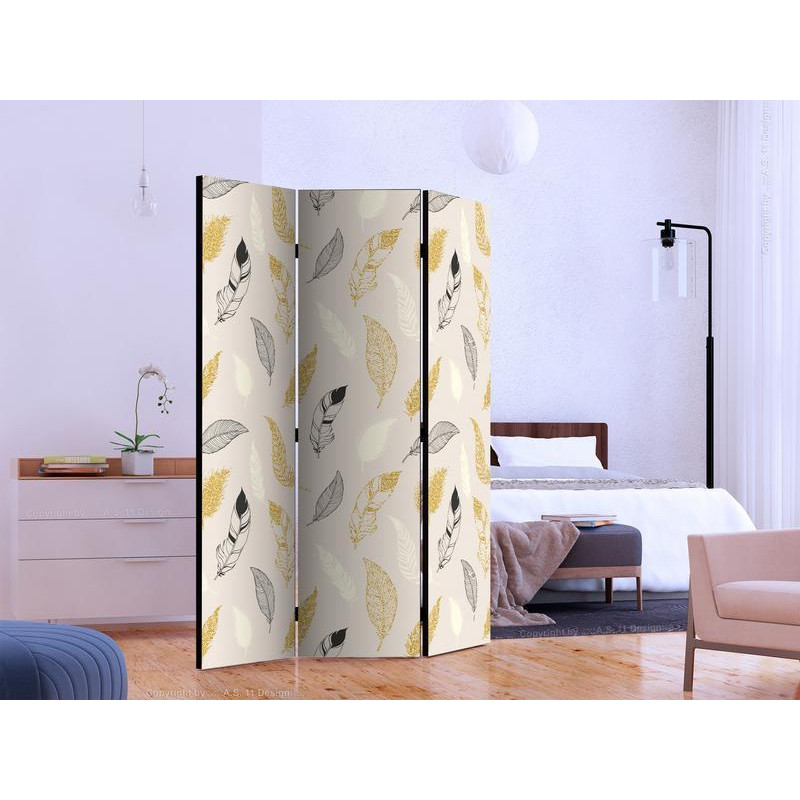 101,00 € Room Divider - Golden Feathers