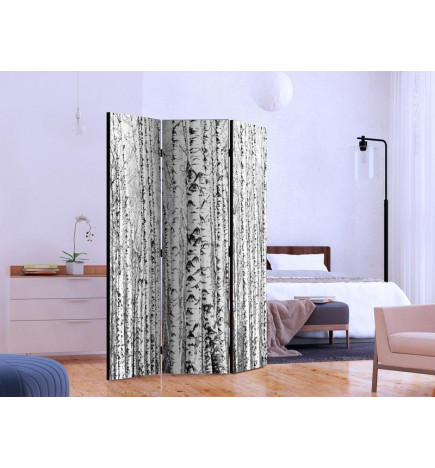 Paravent - Birch forest